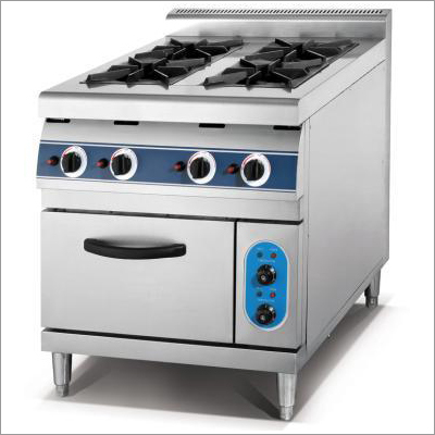 Four Burner With Oven Application: In Hotel And Catering Industries