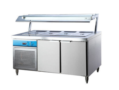 Cold Bain Marie With Overhead Shelf Application: In Hotel And Catering Industries