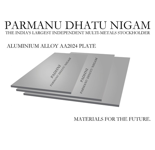 Aluminium Alloy AA2024 Plate - 1220 x 2440 mm, Silver Hexagonal Shape, Coated Surface Treatment, Alloy Material
