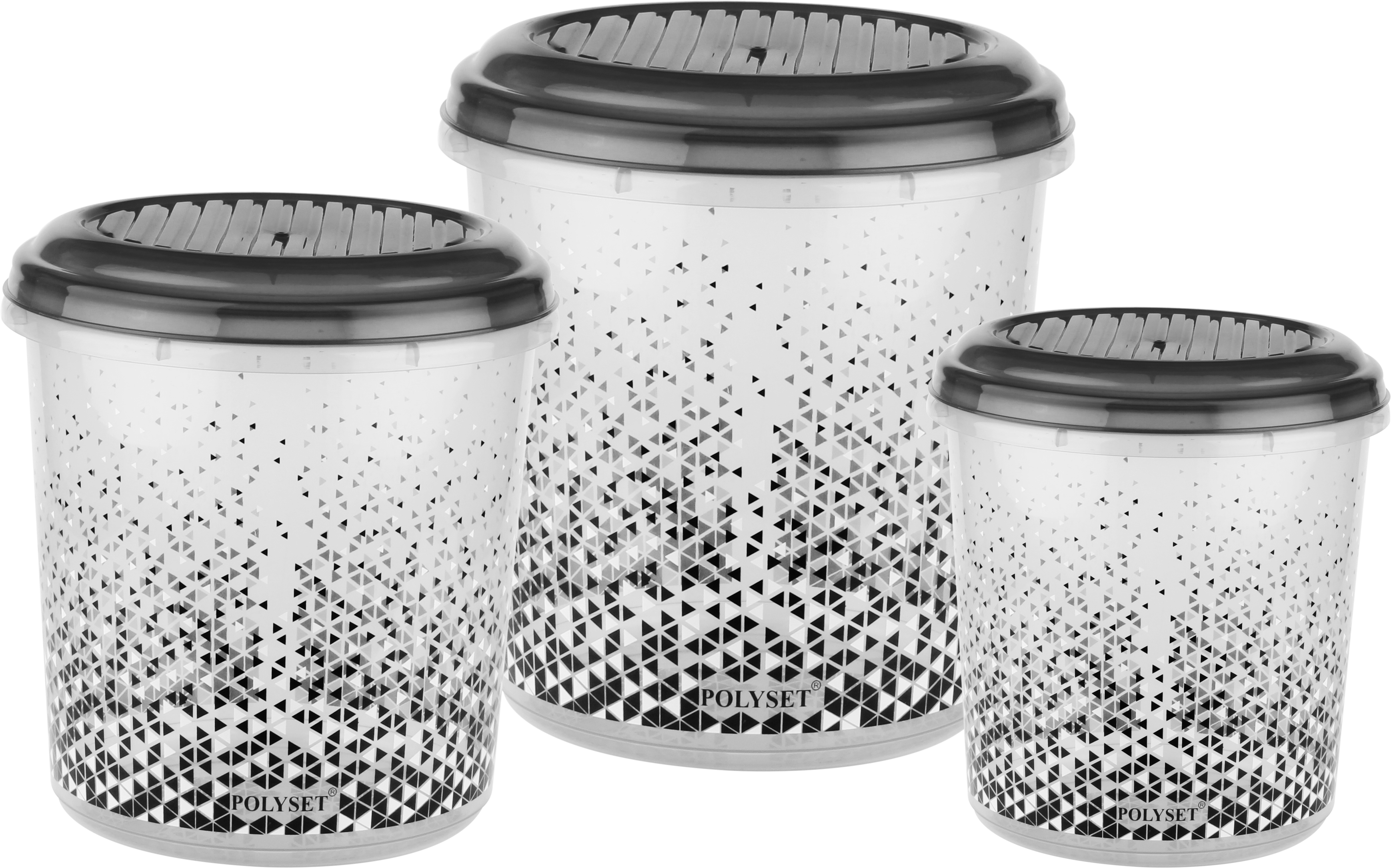 Plastic Container - Round 28.40x28.40x32.50cm, Transparent Bpa Free Food Grade Material | Air Tight, Microwave & Freezer Safe, Stackable And Nestable