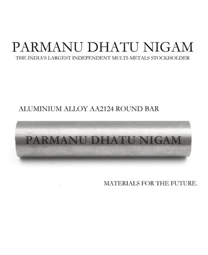 Aluminium Alloy AA2124 Round Bar - 1220 x 2440 mm, Silver Color, Rectangular Shape, Coated Surface Treatment | Alloy Material