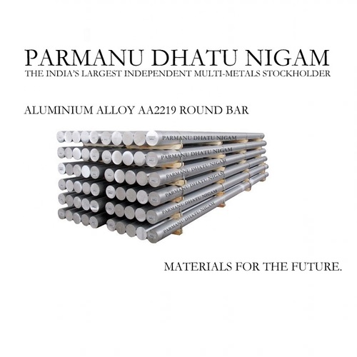 Aluminium Alloy AA2219 Round Bar - 44-50 Millimeter Oval Shape, Polished Silver Finish | Alloy Material, Enhanced Durability
