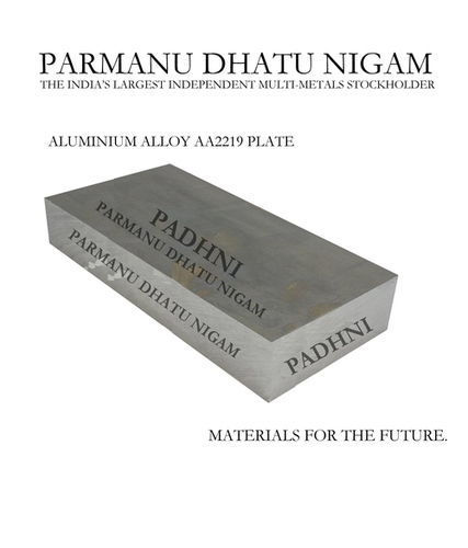 Aluminium Alloy AA2219 Plate - Hexagonal Shape, 44-50mm Dimensions, Polished Surface, Silver Color | Durable Alloy Material, Versatile Applications