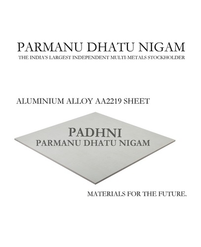 स्लिवर एल्यूमीनियम मिश्र धातु Aa2219 शीट