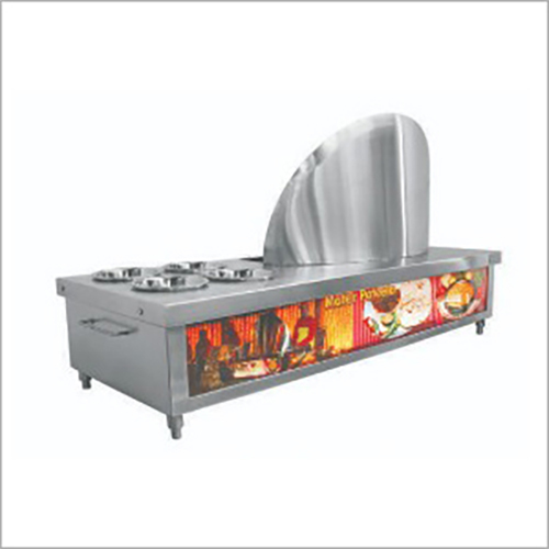 SS Matar Patila Display Counter - Stainless Steel, All-Size Options | Easy Installation, Durable Design, Ideal for Commercial Use