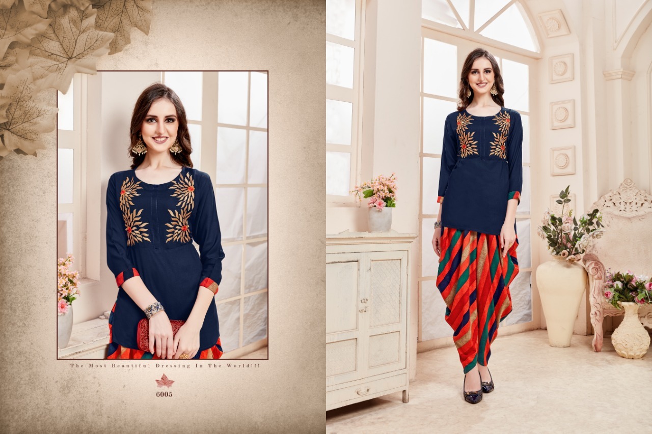 Ladies Dhoti Kurti - Cotton Blend, Size L-xxl , Multicolored Design For All Occasions