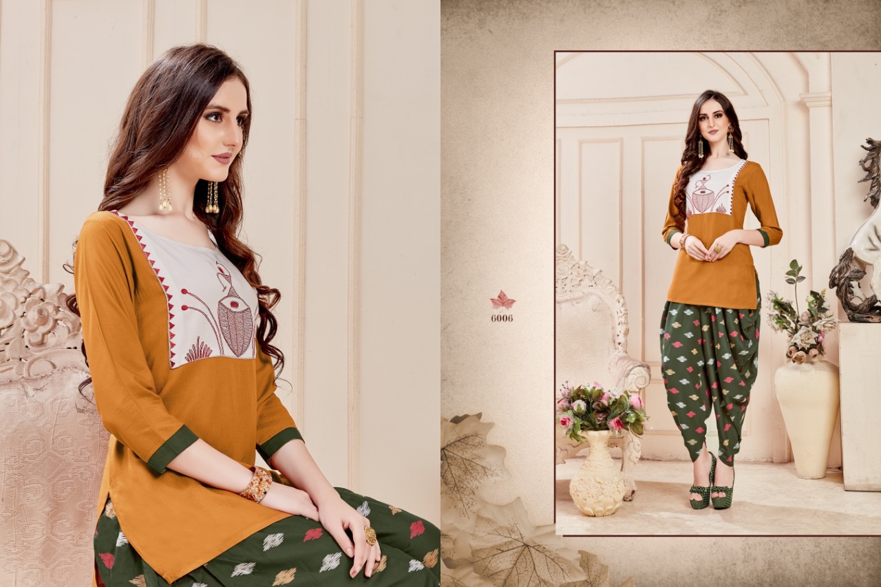 Ladies Dhoti Kurti - Cotton Blend, Size L-xxl , Multicolored Design For All Occasions