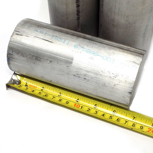 Aluminium Alloy AA7020 Round Bar - 1500 x 300 mm, Silver Color, Round Shape, Mill Finish Surface Treatment