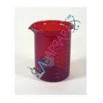 Amber Colour Beakers Low Form With Spout Accuracy Of Grad