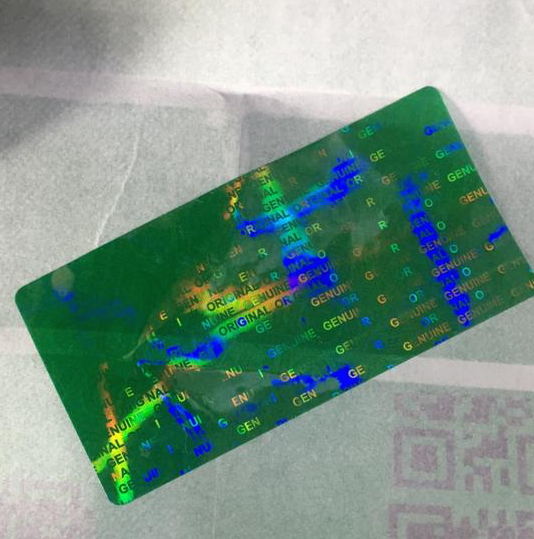 Hologram Labels - Pet Material, Custom Shapes, Color Options | Water Activated Adhesive, Hologram Dot Matrix Lens, Serial Number Printing, Anti-counterfeit Feature