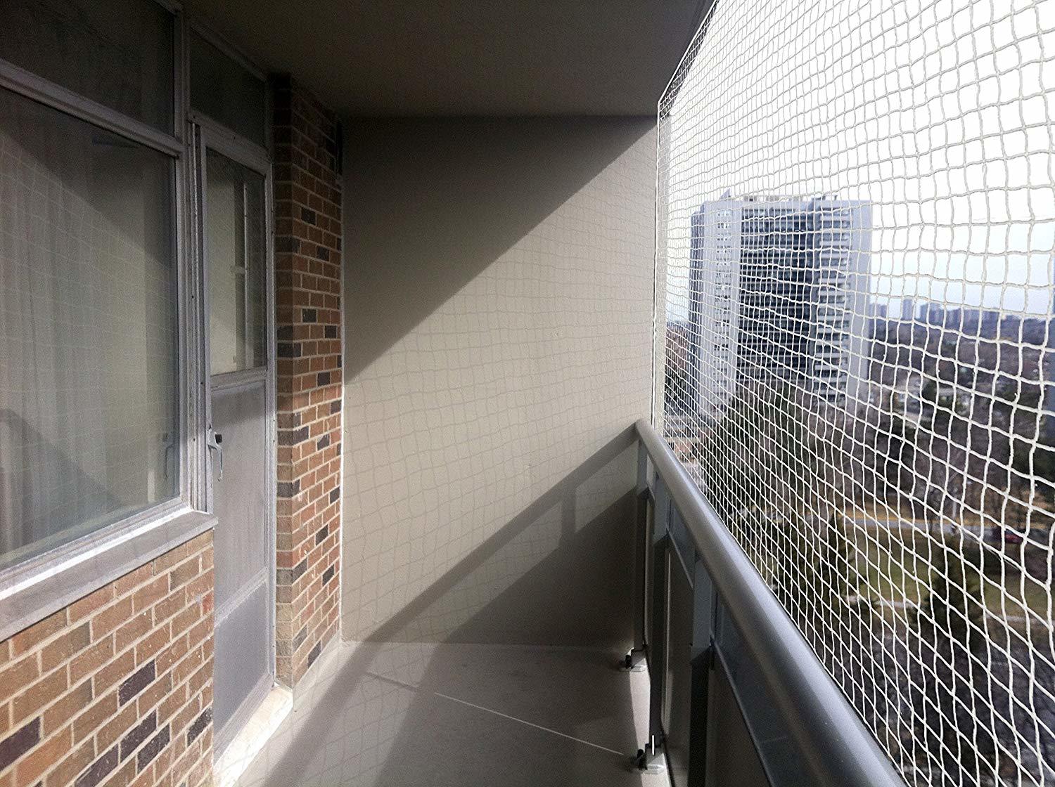 Anti Bird Net - Nylon Material, 20 Mm Mesh, White Color | Easy Installation, Weather Proof, Maintenance Free, Uv Stabilized, 5-year Warranty