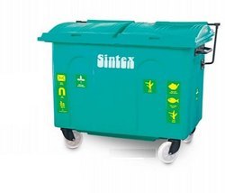 Sintex Open Top Giant Wheeled Waste Bin For Industrial & Community Use Cold Water Cleaning