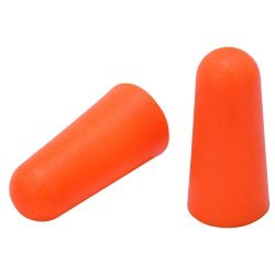 Bright Orange PU Uncorded Ear Plug for Noise Area - PU Material, 52 x 42 x 40.5 cm Dimensions, Orange Color | Ideal for Noise Protection