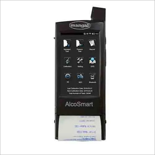 Alcovisor Jupiter X Breath Analyzer Inbuilt Printer With Camera Application: Aviation