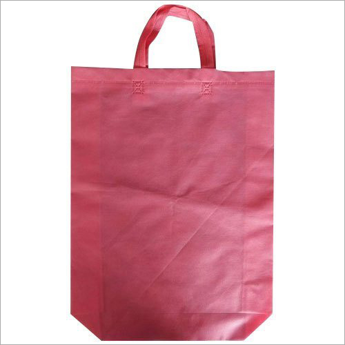 Pink Non Woven Fabric Loop Handle Bags