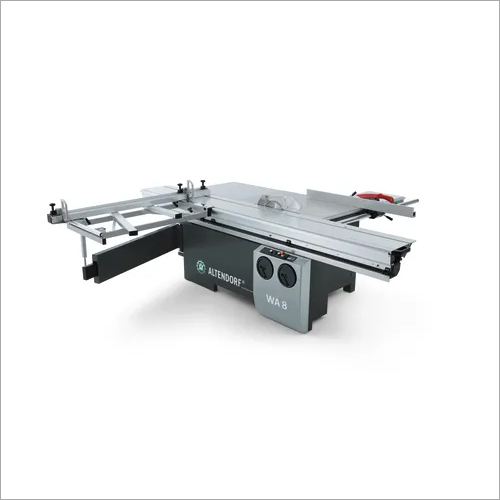 Altendorf Model WA8T-DX Digital Sliding Table Saw - 400 mm Blade Diameter, 3000 mm Sliding Table Length, 5.5 kW Motor Power, 3/4/5000 RPM Speed | Manual Rise/Fall and Tilt Adjustments, Digital Angle Display, Crosscut & Rip Fence with Graduated Scale