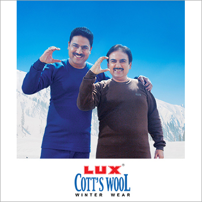 Lux Cott's Wool Mens Thermal Vest Cotton Wool Blend, Sizes S