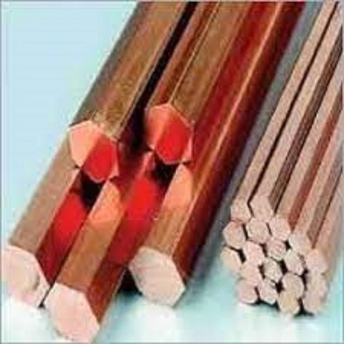 Copper Hex Bar - Color: Goldenish Brown