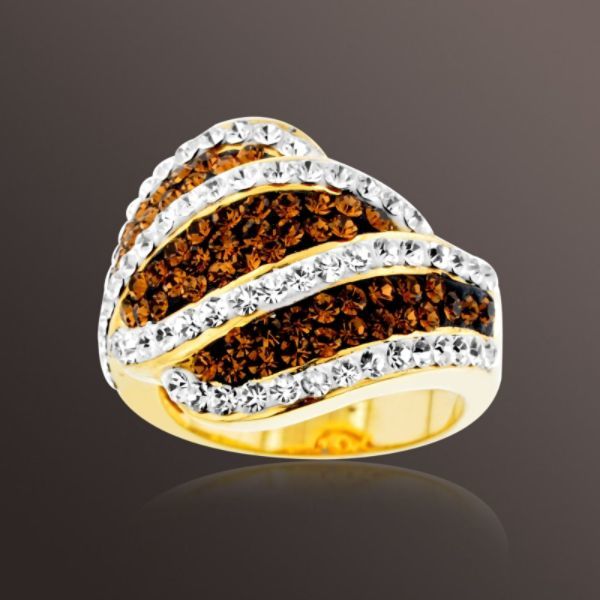 Bronze Swirl Ring - Size 8, 11.26 Grams | Customized Color, Design
