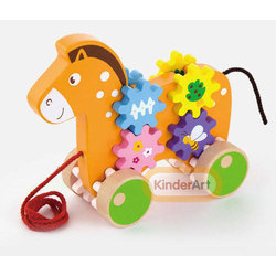 गियर्स के साथ खींचने वाला घोड़ा