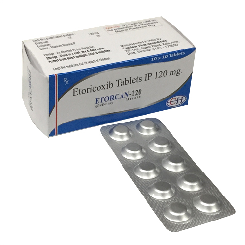 Etoricoxib Tablets - 120 MG | Liquid Form, Recommended Dosage, Ideal for Pain Relief and Swelling