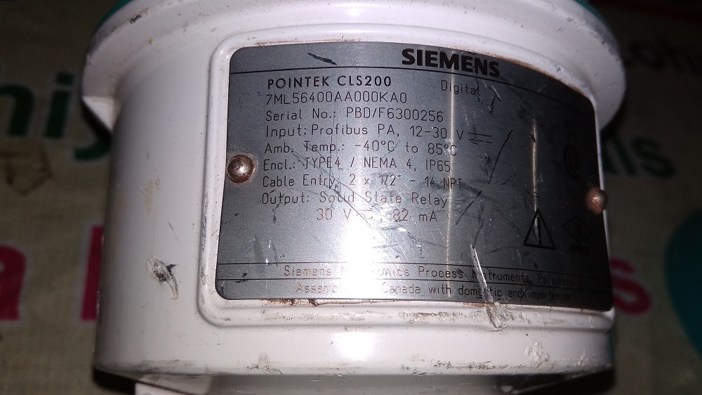 Siemens Digital Interface Level Measurement 7ml56400aa000ka0