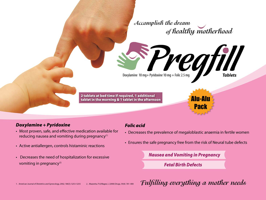 Doxylamine Pyridoxine Hcl And Folic Acid Tablets Specific Drug