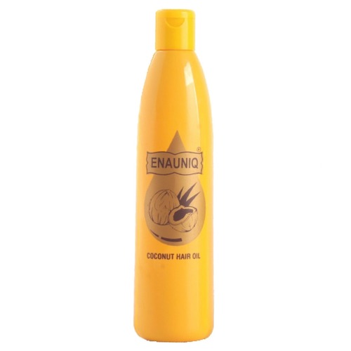 Enauniq Coconut Hair Oil - 175 ml to 1000 ml, Yellow | Nourishing Blend of Cold-Pressed Coconut Oil, Organic Herbs, and Essential Oils for Hair Care