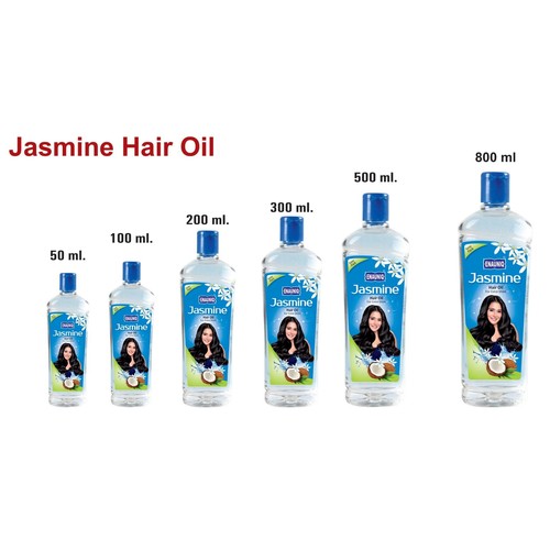 Enauniq Jasmine Hair Oil - 50ml to 1000ml, Light Coconut & Jasmine Extracts for Nourishing Shine, Non-Sticky Formula for Strong Beautiful Hair