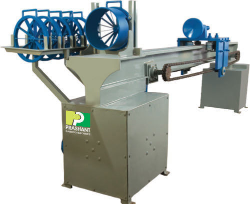 Grey & Blue Bamboo Auto Splitter Machine