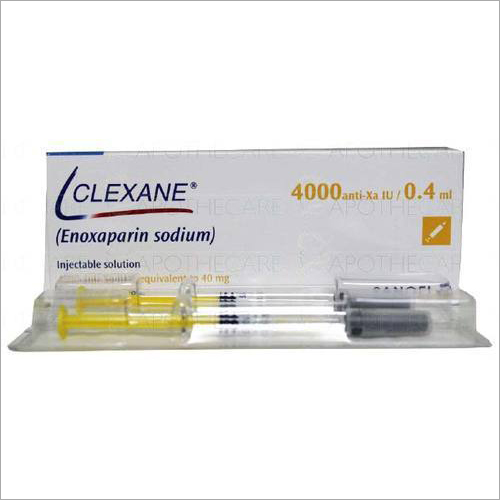 0.4 Ml Enoxaparin Sodium Injectable Solution Shelf Life: 2.5 Years
