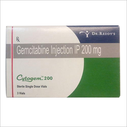200 Mg Gemcitabine Injection Ip Shelf Life: 2.5 Years