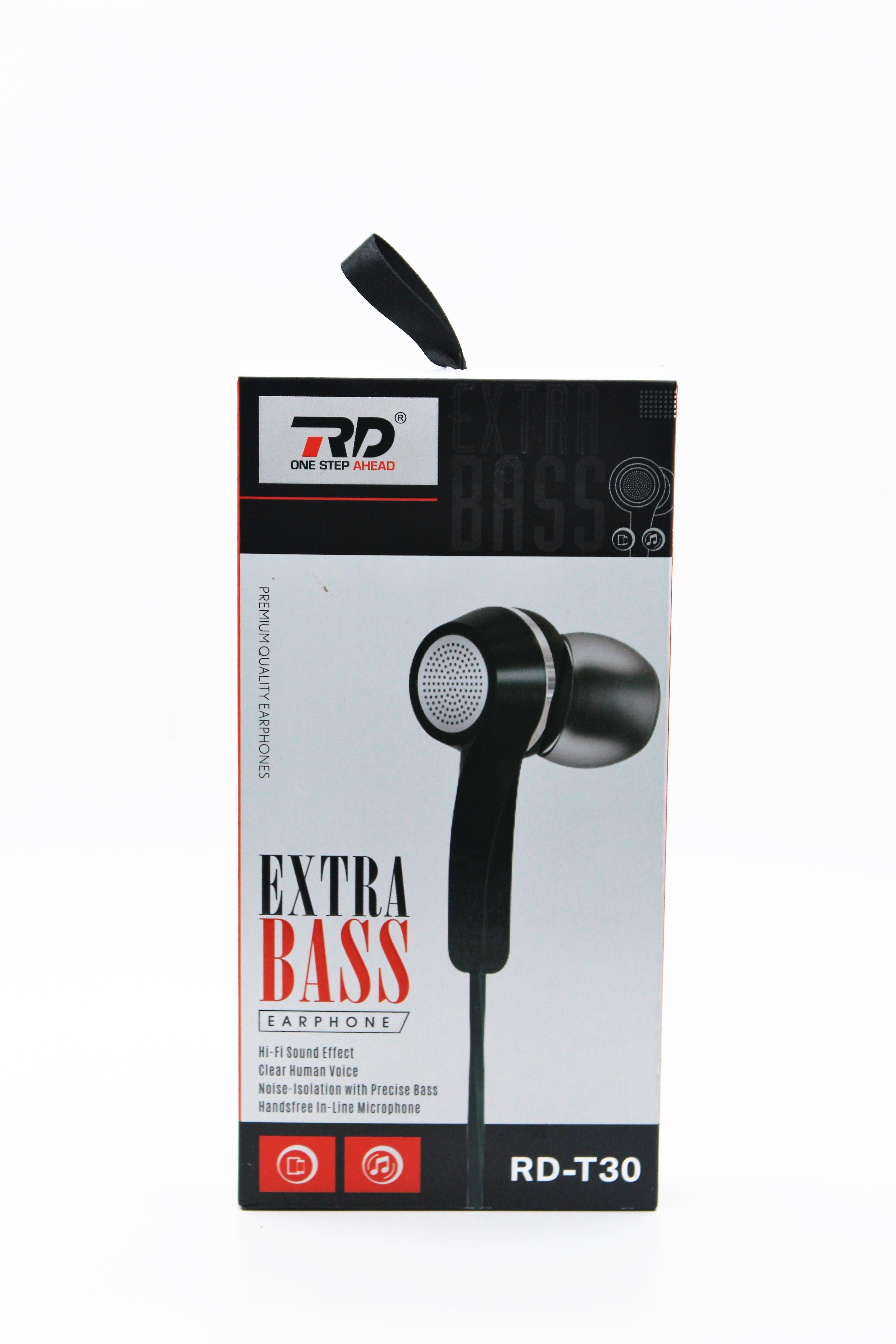 Rd T-30 Earphone Compatible With All Devices Body Material: Plastic