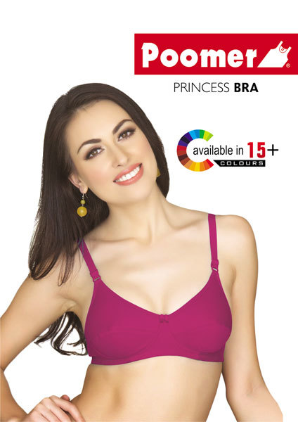 Ladies Bra - High Cut Cotton | Multi-color Embroidered Design For Girls, Available In All Sizes