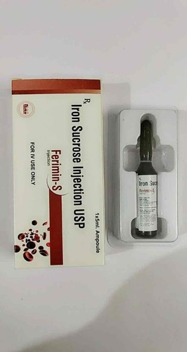 Iron Sucrose Injection - Glass, 5 ml, 100 mg/ml Concentration | Intravenous Administration, Refrigerated Storage, 2-Year Expiration