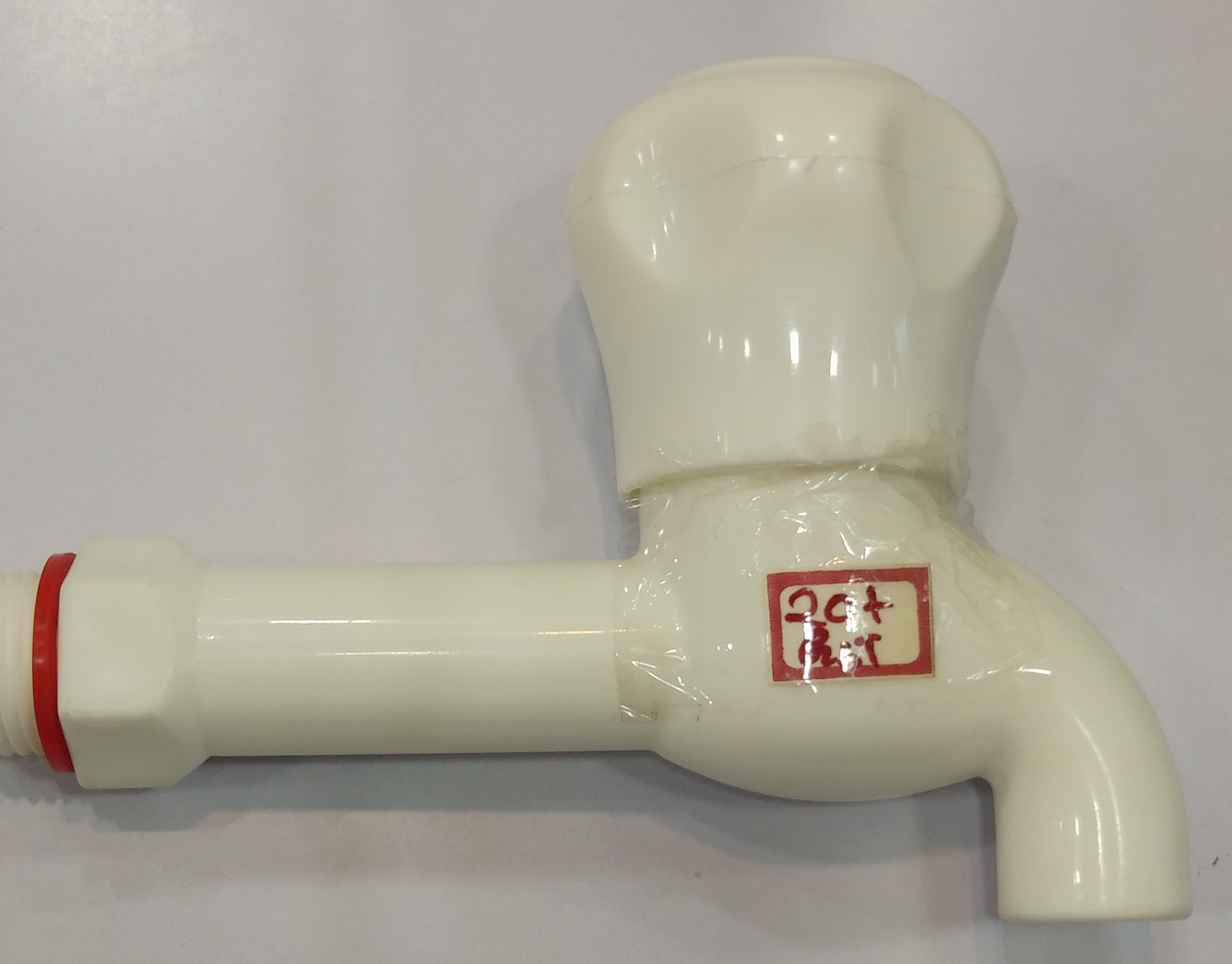 Pvc Bib Cock - 1/2 Inch Oval Shape | Water Connection, Made From Quality Pp And Pvc For Enhanced Finish