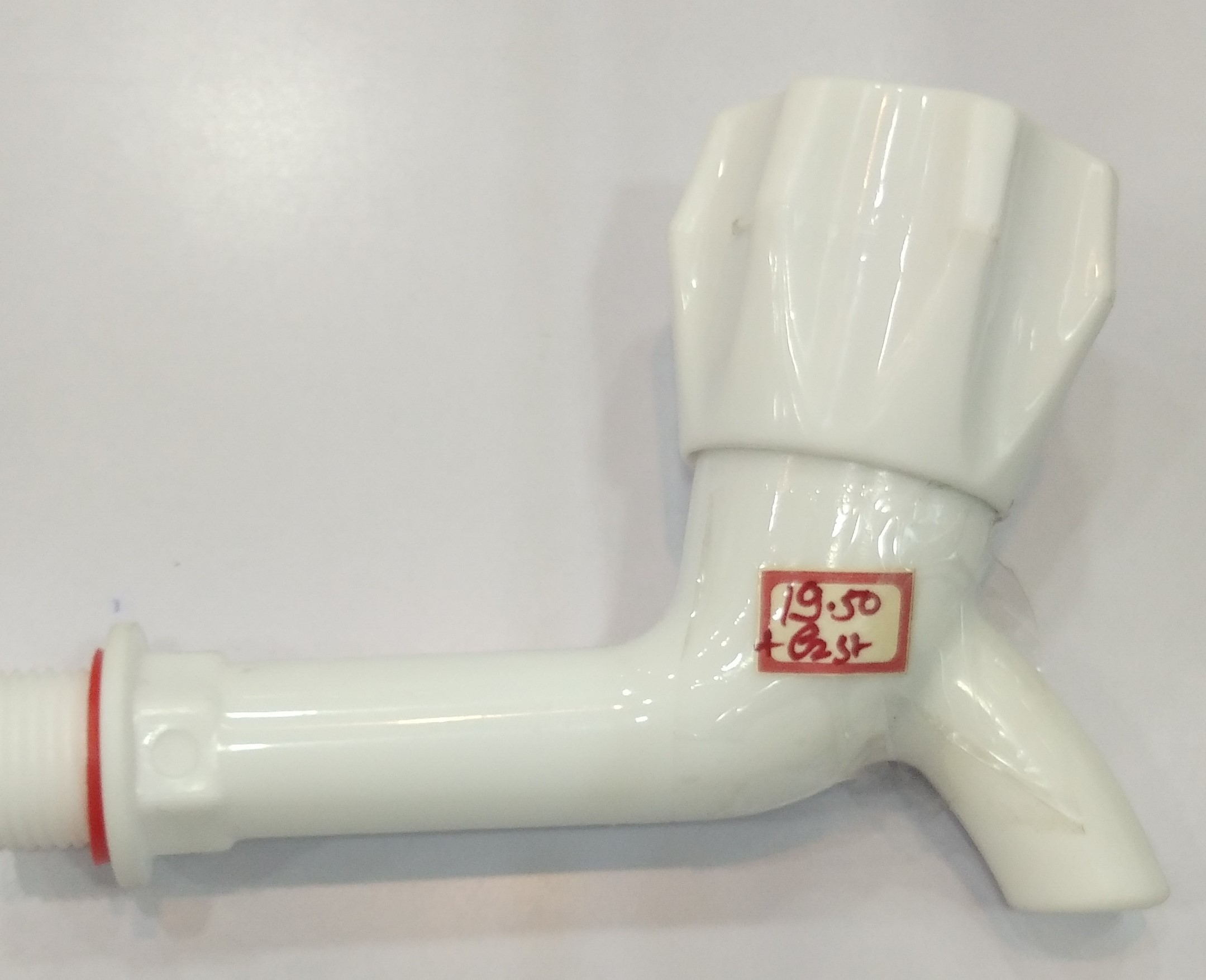 Pvc Bib Cock - 1/2 Inch Oval Shape | Water Connection, Made From Quality Pp And Pvc For Enhanced Finish