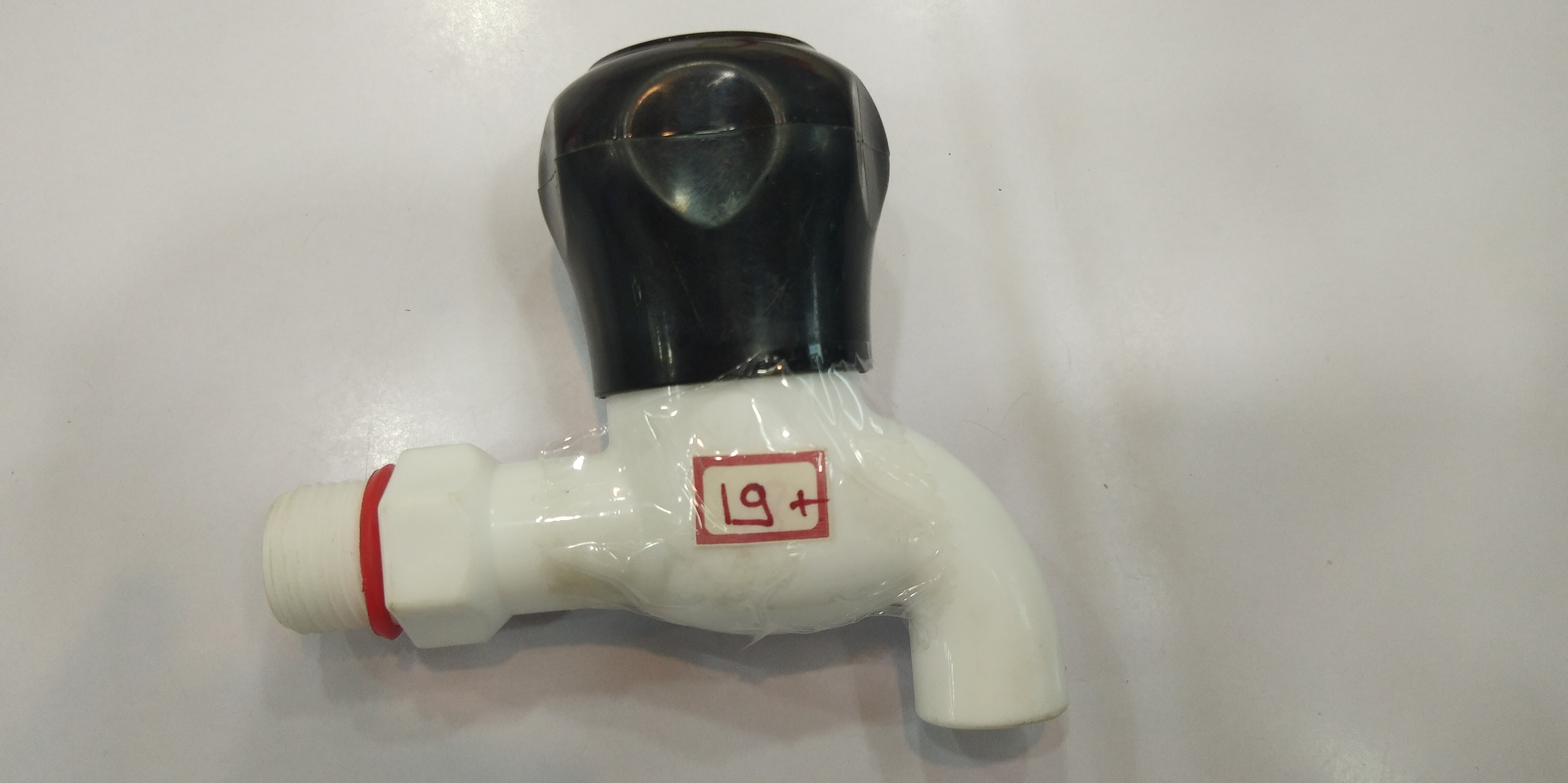 Pvc Bib Cock - 1/2 Inch Oval Shape | Water Connection, Made From Quality Pp And Pvc For Enhanced Finish