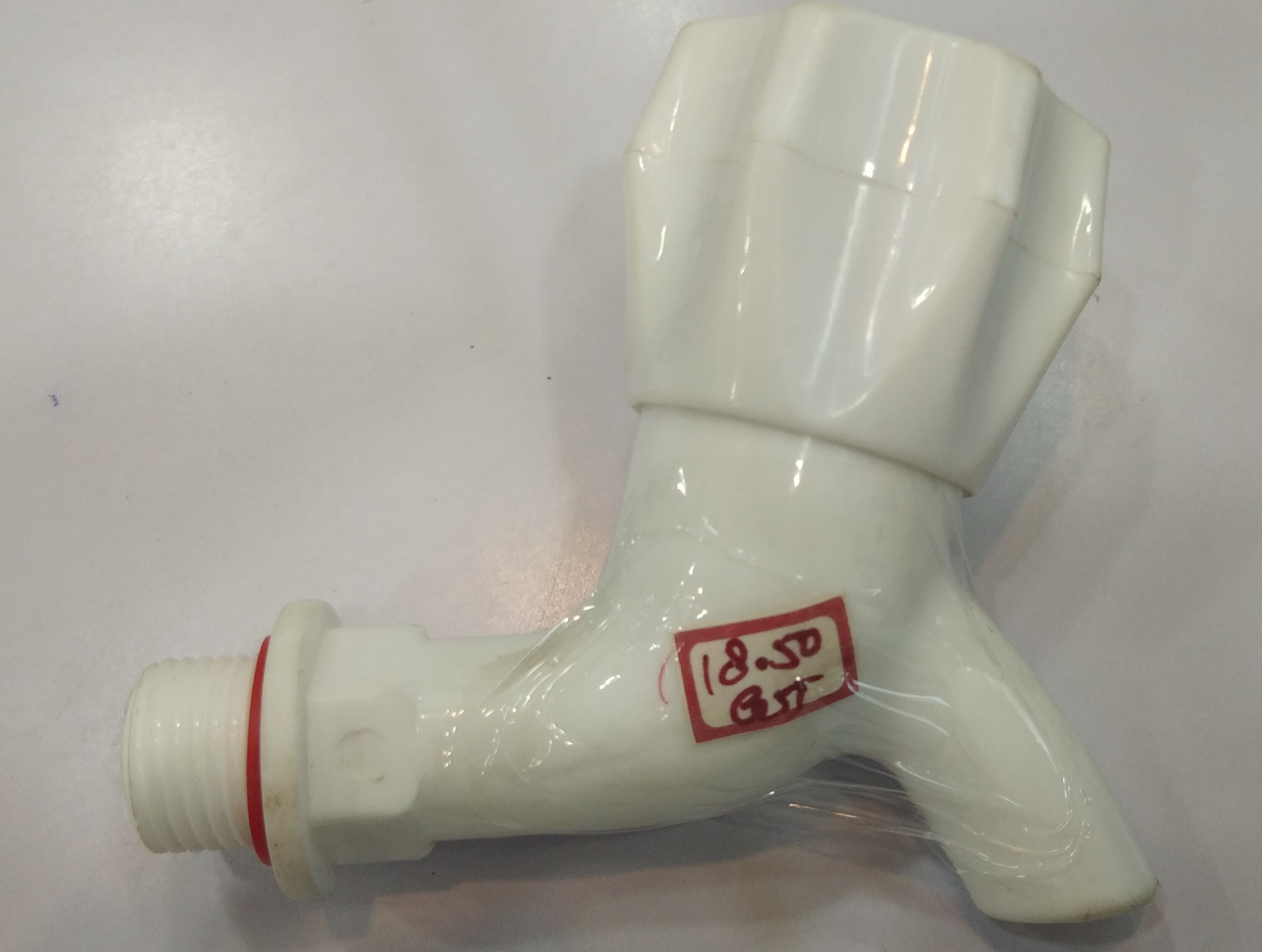 Pvc Bib Cock - 1/2 Inch Oval Shape | Water Connection, Made From Quality Pp And Pvc For Enhanced Finish