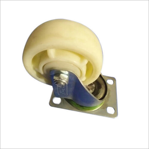 Yellow 100X28 Mm Trolley Caster Wheel