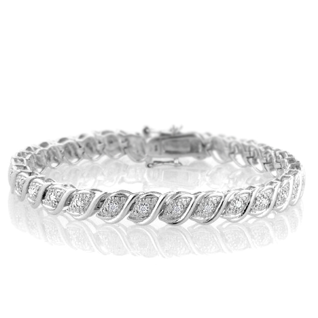 Sterling Silver Multi Color Gemstone Bracelet - 6 Inches, 925 Silver, Customizable Design & Size Options For Anniversaries And Weddings