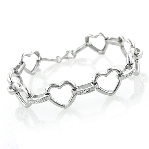 Sterling Silver Multi Color Gemstone Bracelet - 6 Inches, 925 Silver, Customizable Design & Size Options For Anniversaries And Weddings