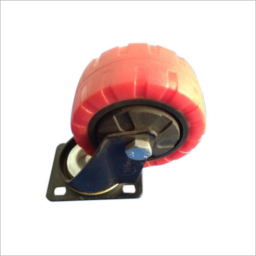 लाल 75X32 मिमी औद्योगिक पॉलीयूरेथेन व्हील