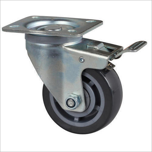 Black Heavy Duty Polyurethane Caster Wheel