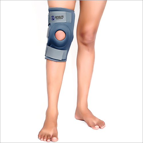 Open Patella Elastic Knee Support - Lightweight Design, Portable and Foldable | Easy to Operate, Comfortable Support for Patellar Tendon