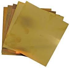 Golden Brass Sheet / Shim