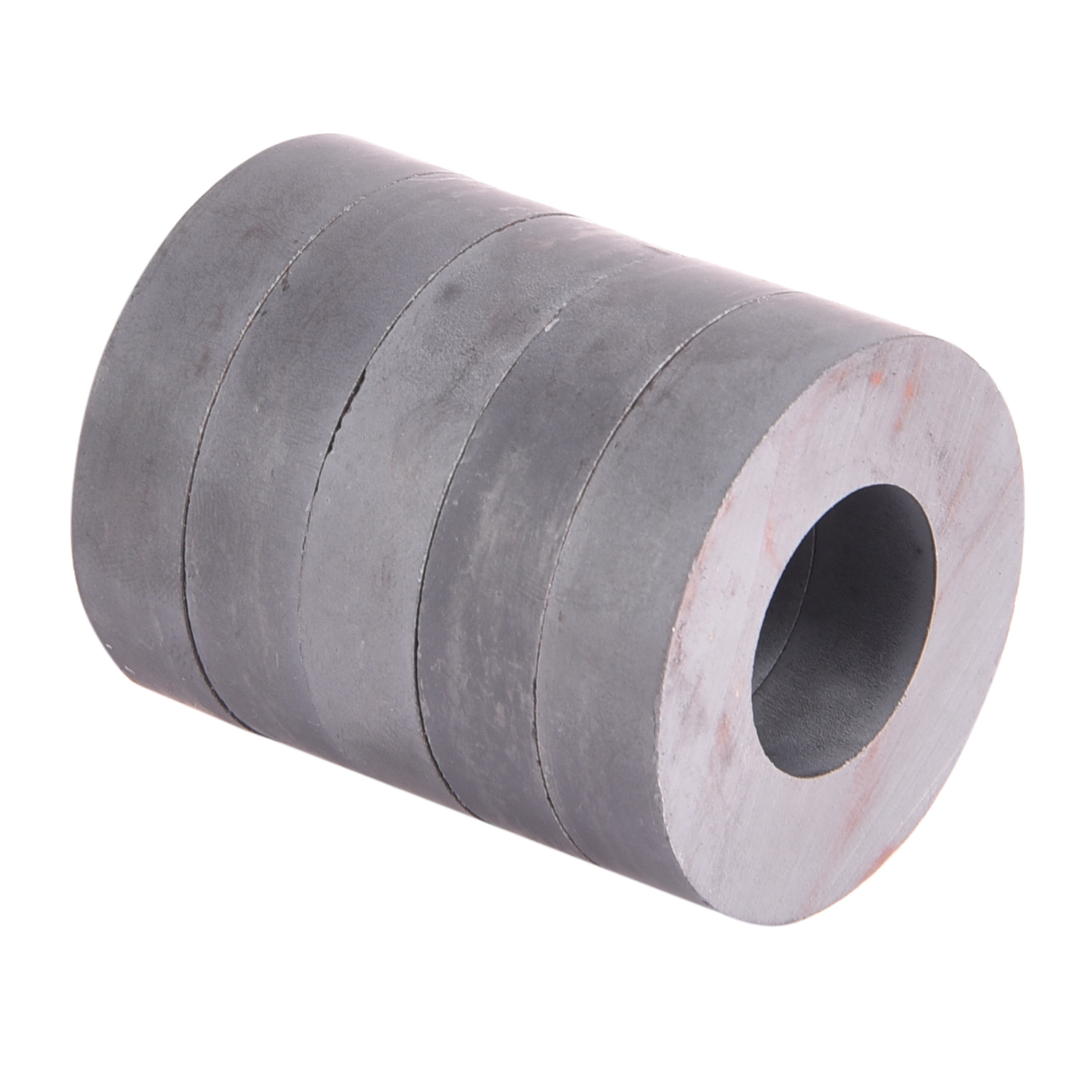 Ceramic Ring Magnets - Grade 5, 50mm Diameter Dark Charcoal Gray | Economical Permanent Magnets For Manufacturing And Craft Applications
