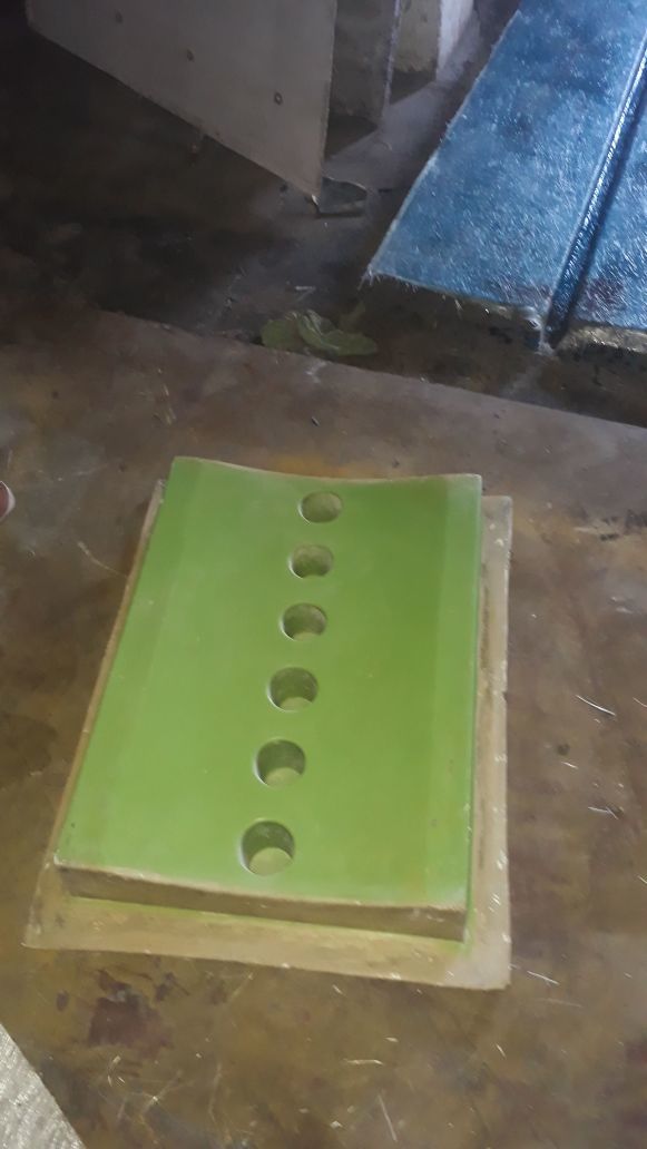 Frp Saucer Drain Mould - Strong Orange Frp Material, Versatile Size, 5mm Tolerance, 1 Year Lifespan | Efficient Water Discharge For Pedestrian And Public Areas