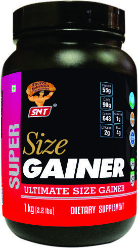 Body Size Gainer - 175g Protein-packed Powder | Gain Muscle Mass, Enhance Recovery, Improve Protein Absorption, Airtight Packaging
