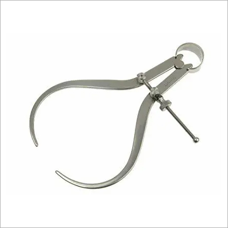 Outside Spring Caliper - 12 Inch (300 mm) Size, Stainless Steel Body, Silver Finish, Versatile Measuring Range 6-60 Inch